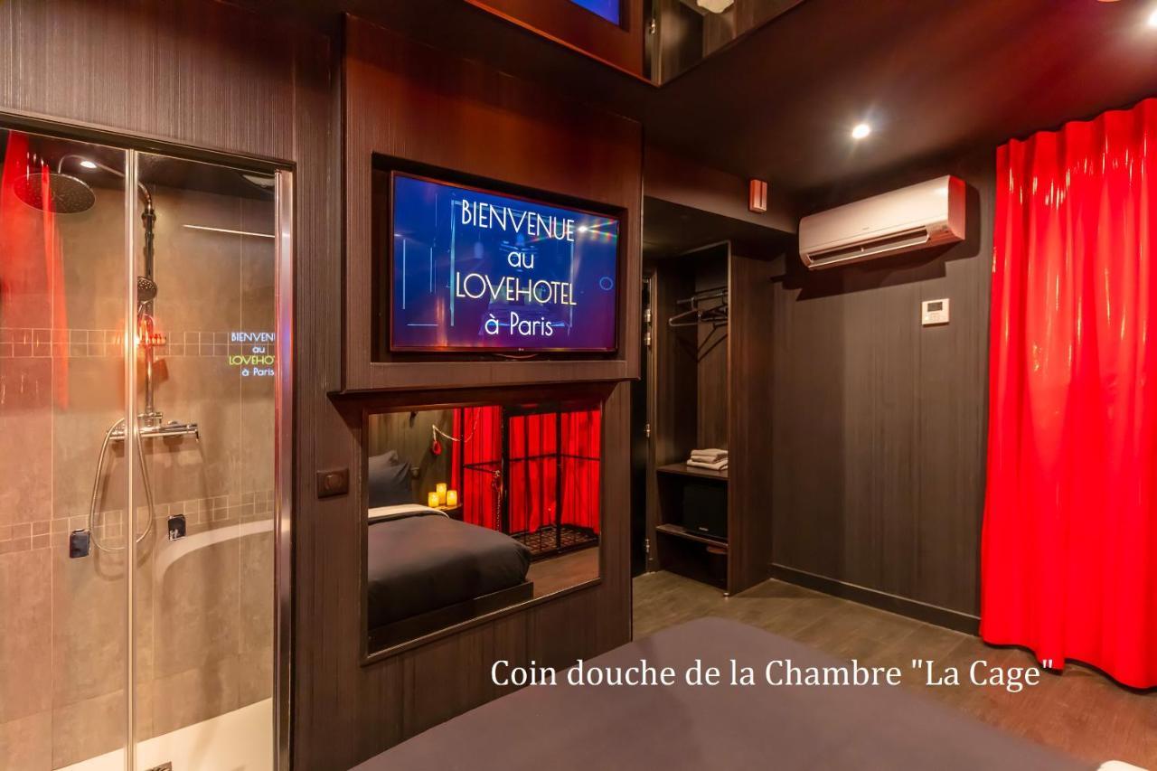 Love Hotel Avec Nuit Insolite Au Dandy Et Jacuzzi Privatise (Adults Only) Париж Экстерьер фото